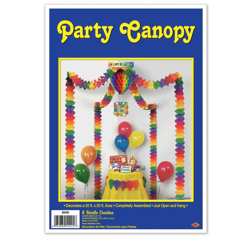 Happy Birthday Party Canopy - Decorate in Seconds