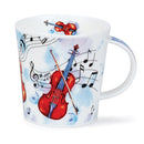 Cairngorm Bone China Mug - Violin Making Music
