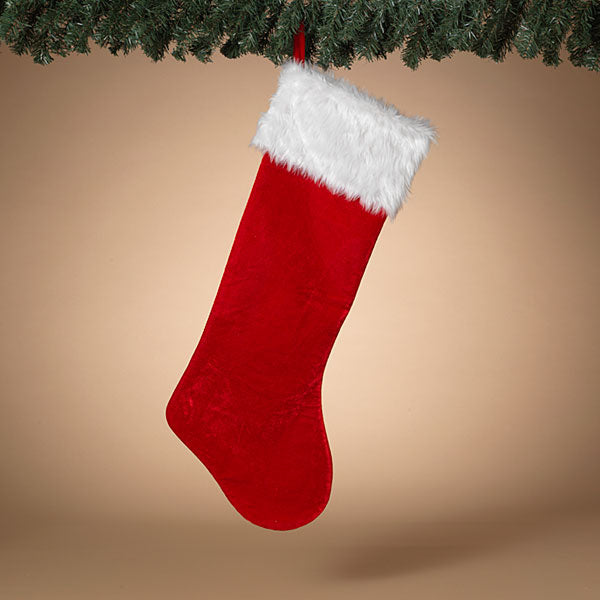 29 Inch Red & White Classic Stocking - The Country Christmas Loft