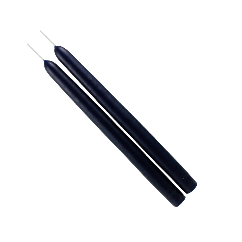 Mole Hollow Taper Pair (Navy Blue) - - The Country Christmas Loft