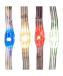 100-Light Multi-Color LED Connectable Clear Wire Light Set - The Country Christmas Loft