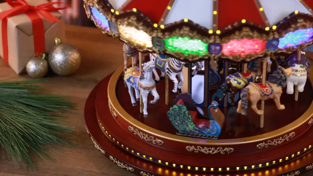 Mr. Christmas Marquee Deluxe Carousel - The Country Christmas Loft