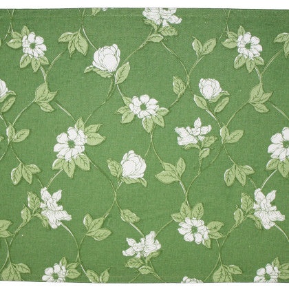 India Overseas Magnolia Trellis Linens From The Williamsburg Collection - - The Country Christmas Loft