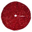 Sequin Mini Treeskirt - 20 Inch - Red