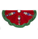 48" Velvet Nutcracker Tree Skirt - The Country Christmas Loft