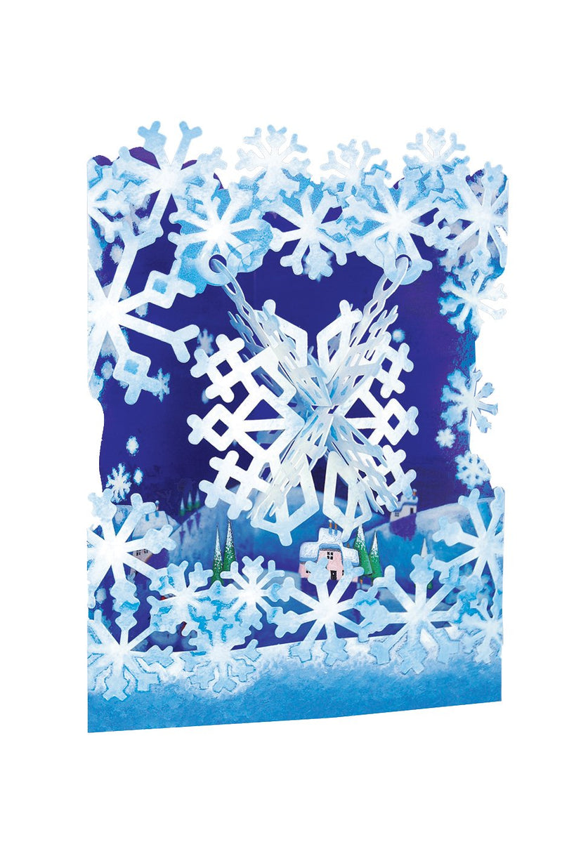 Snowflake - Swing Card - The Country Christmas Loft