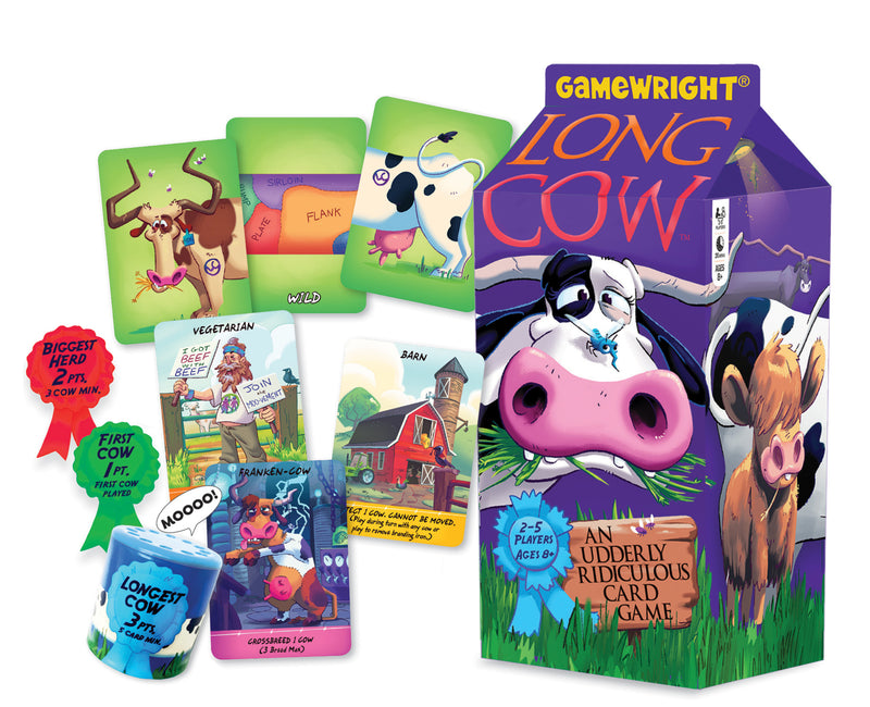 Long Cow Udderly Ridiculous Card Game - The Country Christmas Loft