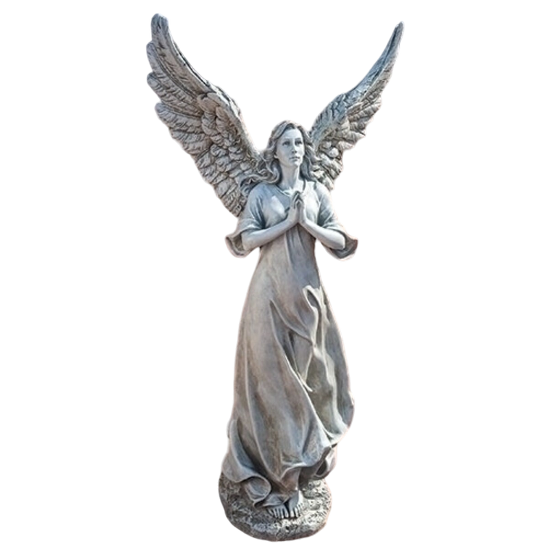 39" Praying Angel Outdoor Garden Statue