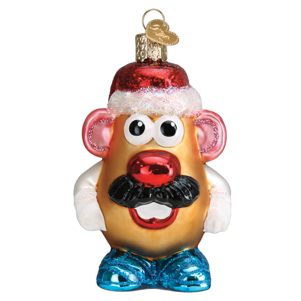 Mr Potato Head Glass Ornament
