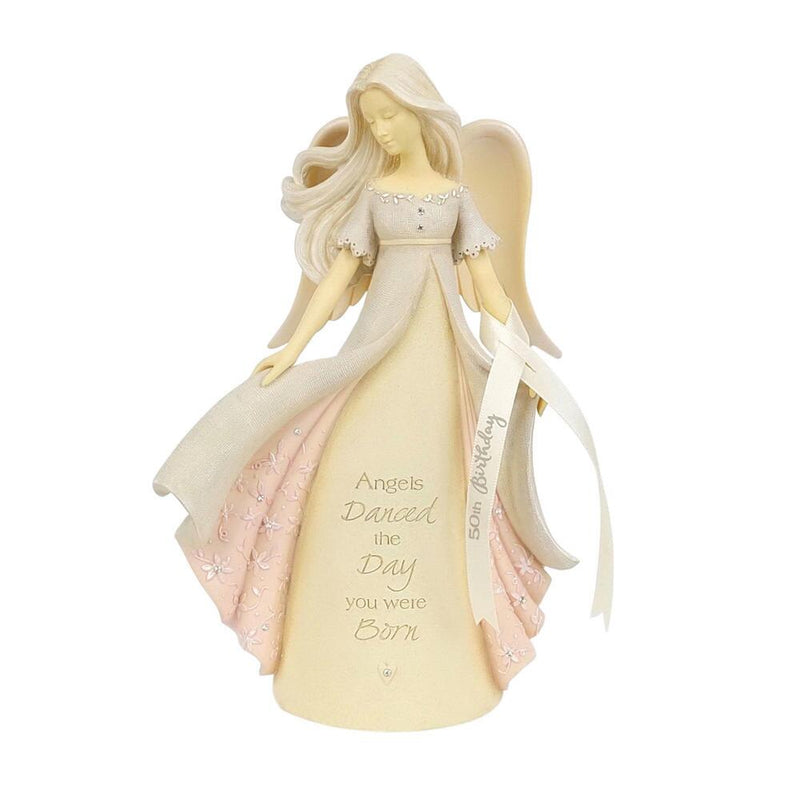 Birthday Angel Figurine - Age 50 - The Country Christmas Loft