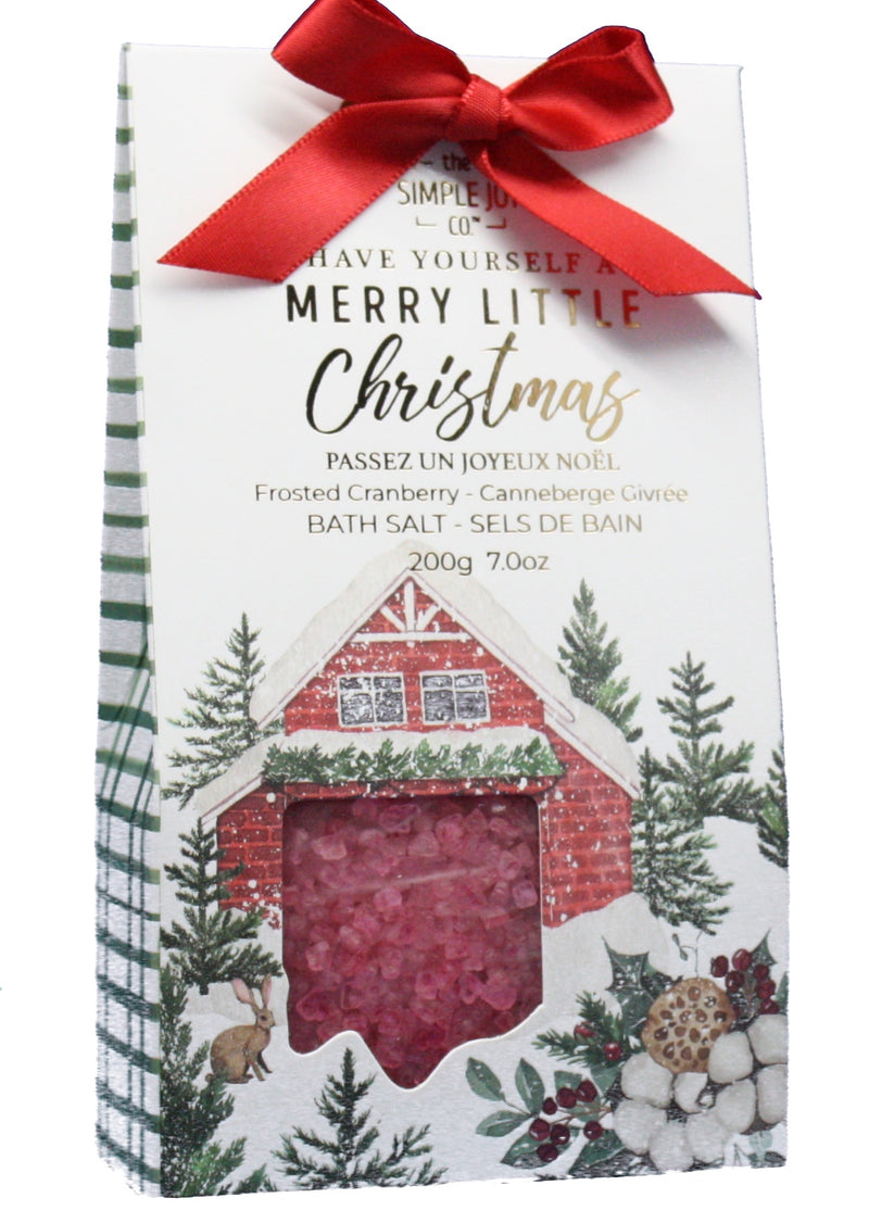 Frosted Cranberry Bath Salts