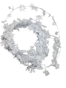 Gleam And Flex Snowflake Garland - 25 Feet