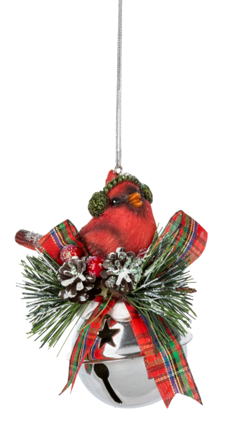Festive Feathered Friends - Ornament - Cardinal - The Country Christmas Loft
