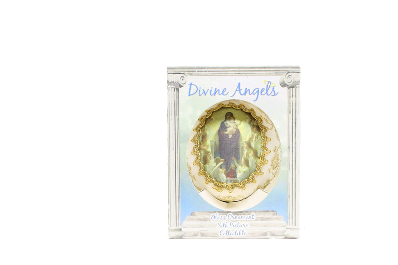 Krebs Divine Angels on Silk 2022 Ornament - Angels Adore thee