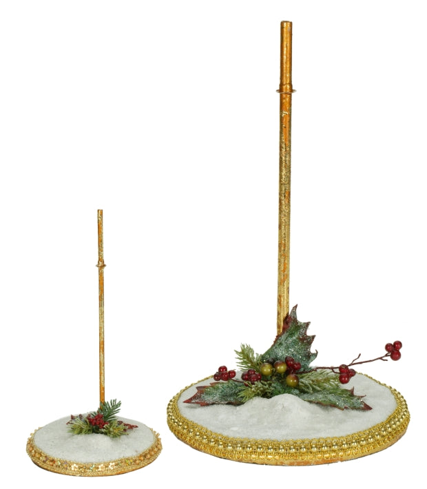 Snow Base Stand For Figurines - The Country Christmas Loft