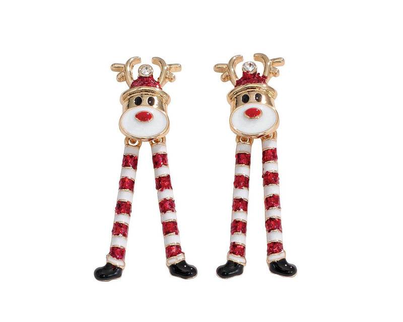 Dancing Rudolphs - Earrings