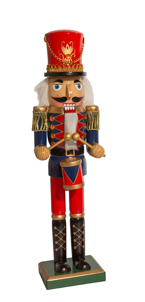 15 Inch Soldier Nutcracker - Green Base - The Country Christmas Loft