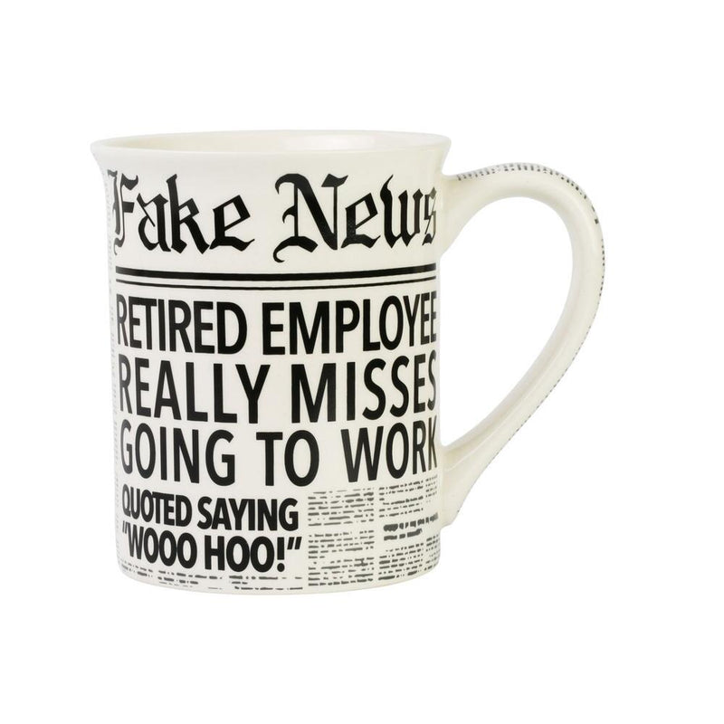 Fake News Retired Mug - The Country Christmas Loft