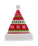 Red, White and Green Santa Hat - The Country Christmas Loft