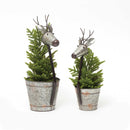 Reclaimed Metal Reindeer - - The Country Christmas Loft