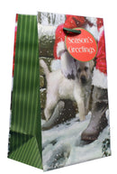Christmas Traditional Scenes Jr Cub Gift Bag- Sidekick - The Country Christmas Loft
