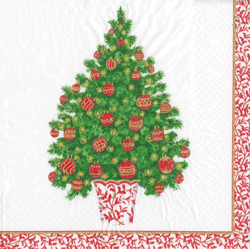 Decorated Tree - Napkin Luncheon - The Country Christmas Loft