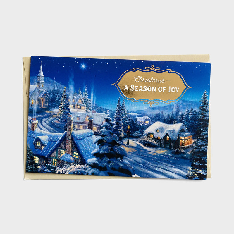 Thomas Kinkade - A Season of Joy - 18 Christmas Boxed Cards - The Country Christmas Loft