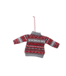 Fabric Cozy Knit Sweater Ornament - - The Country Christmas Loft