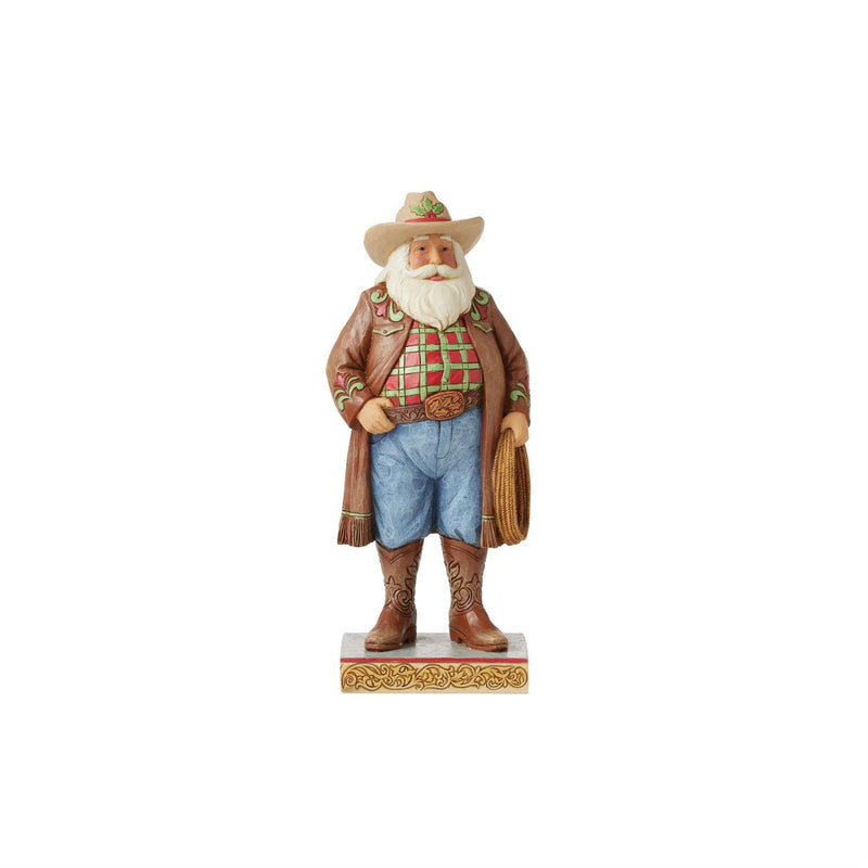 Western Santa Figurine