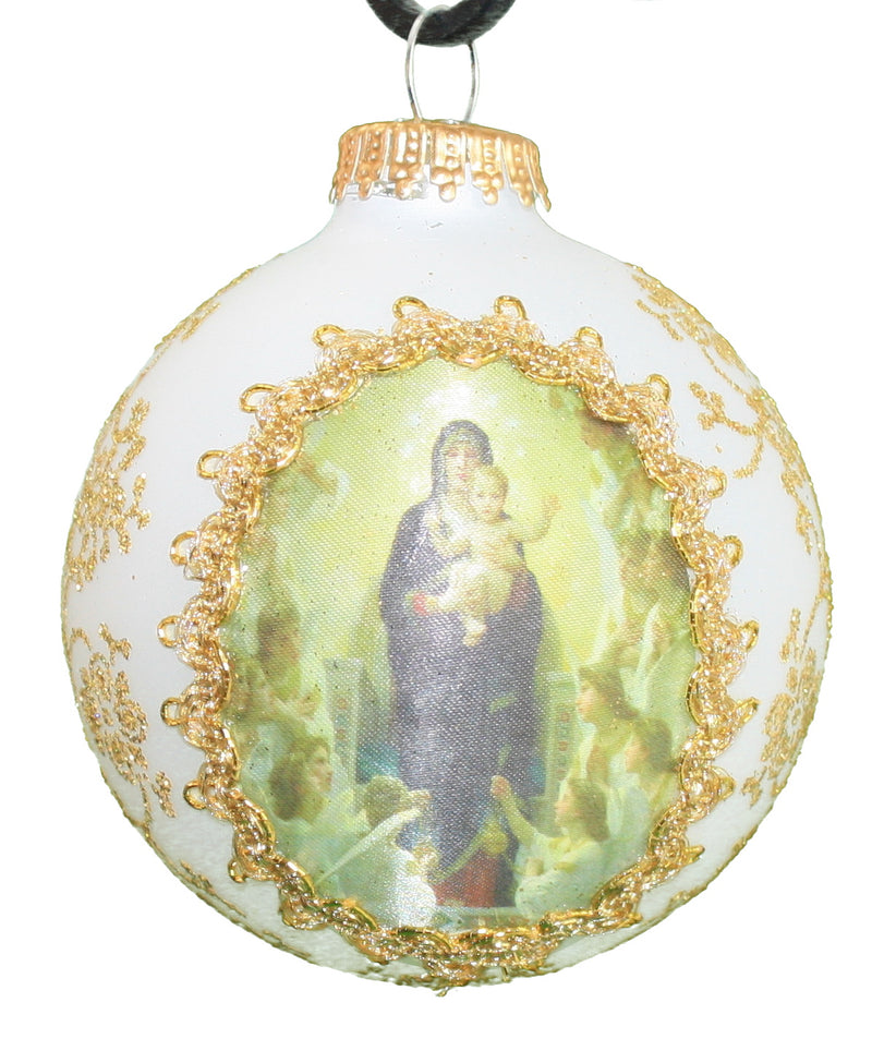 Krebs Divine Angels on Silk 2019 Ornament - Angels Adore thee - The Country Christmas Loft