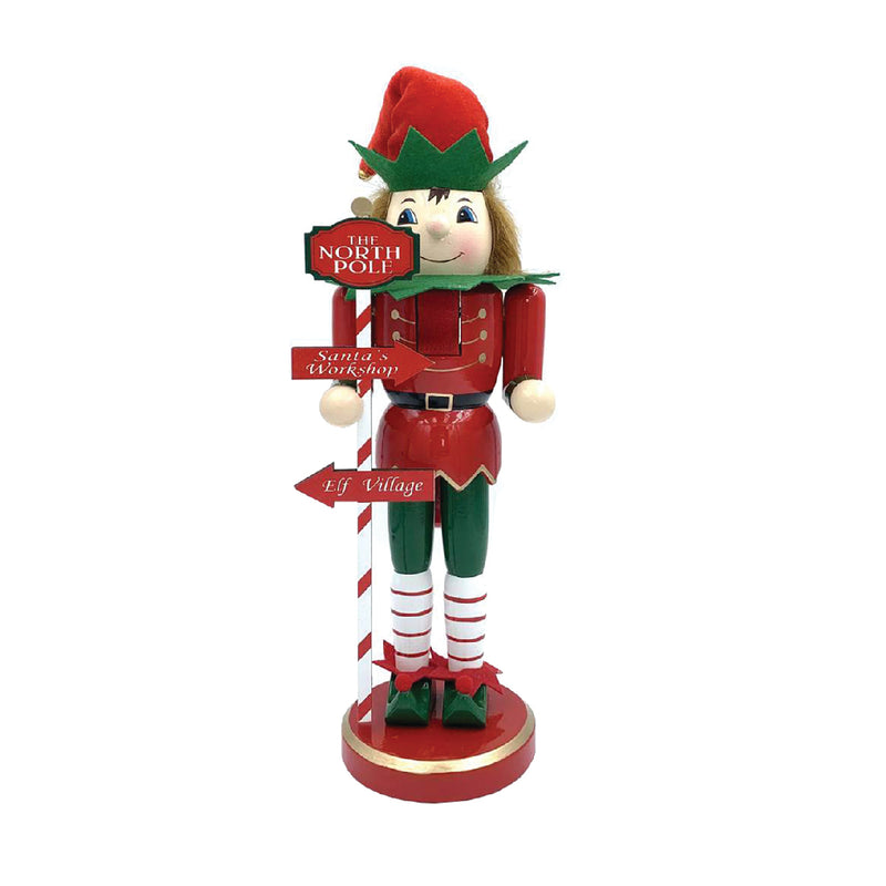 North Pole Elf Nutcracker
