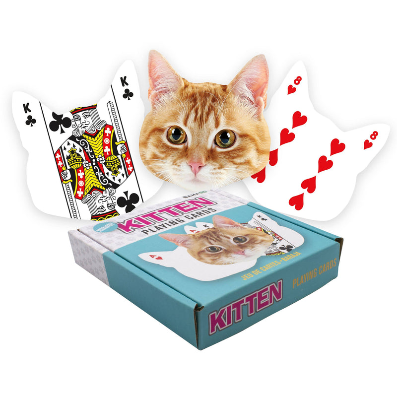 Kitten Shaped Playing Cards - The Country Christmas Loft