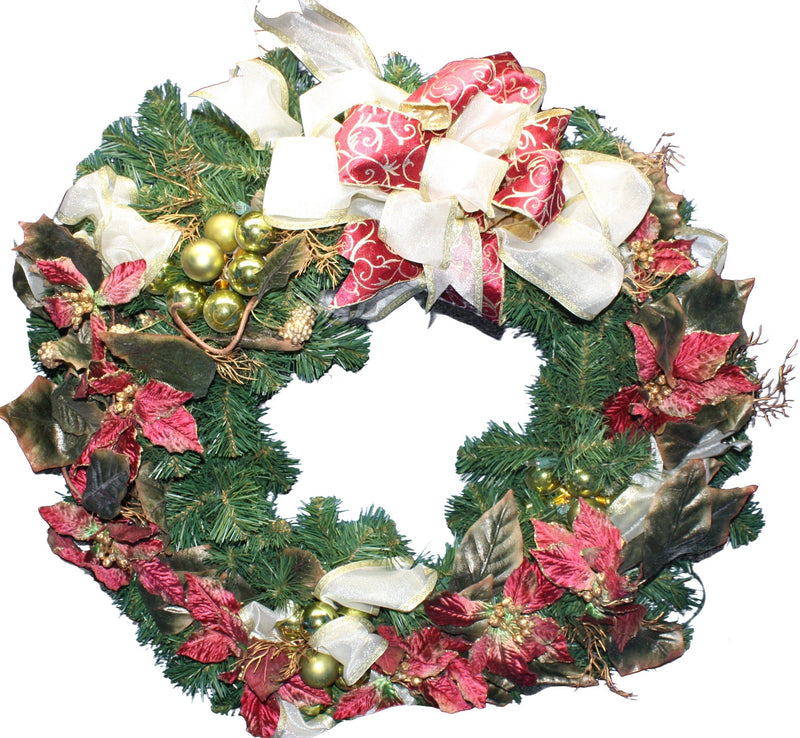 Decorated Linda Wreath - The Country Christmas Loft