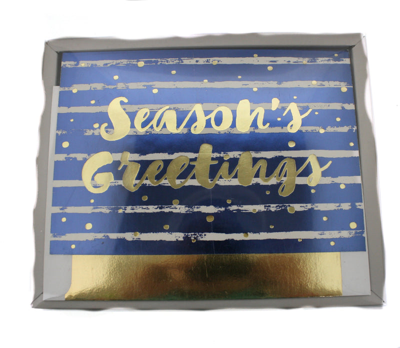 Luxury Favorites 18 Card Boxed Set - Blue Seasons Greetings - The Country Christmas Loft