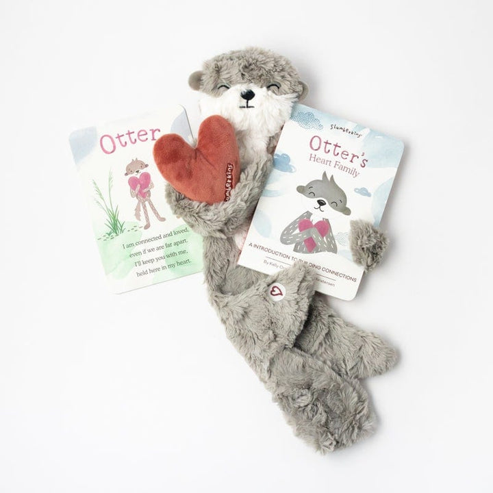 Snuggler Lovey And Book Set - Otter