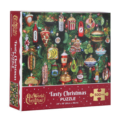 Tasty Christmas Ornaments Puzzle - 500 Pieces - The Country Christmas Loft
