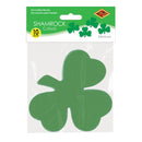 Printed Shamrock Cutout - 5 Inch - 10 Pack