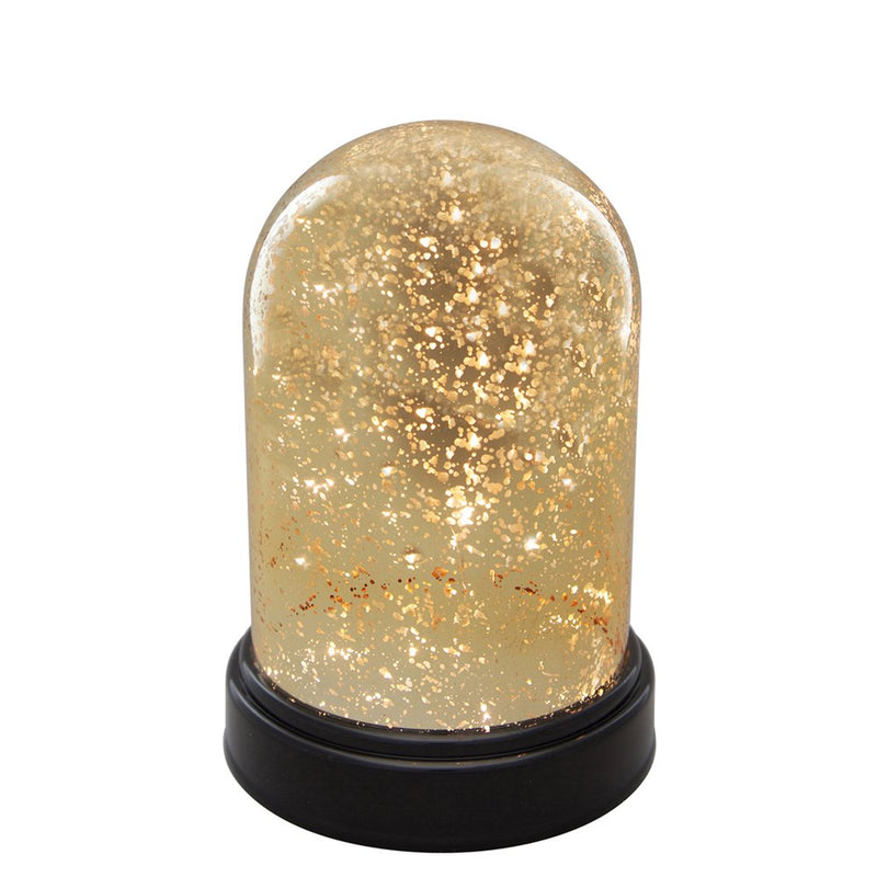 5.5 x 8" Gold Glass Cloche - The Country Christmas Loft