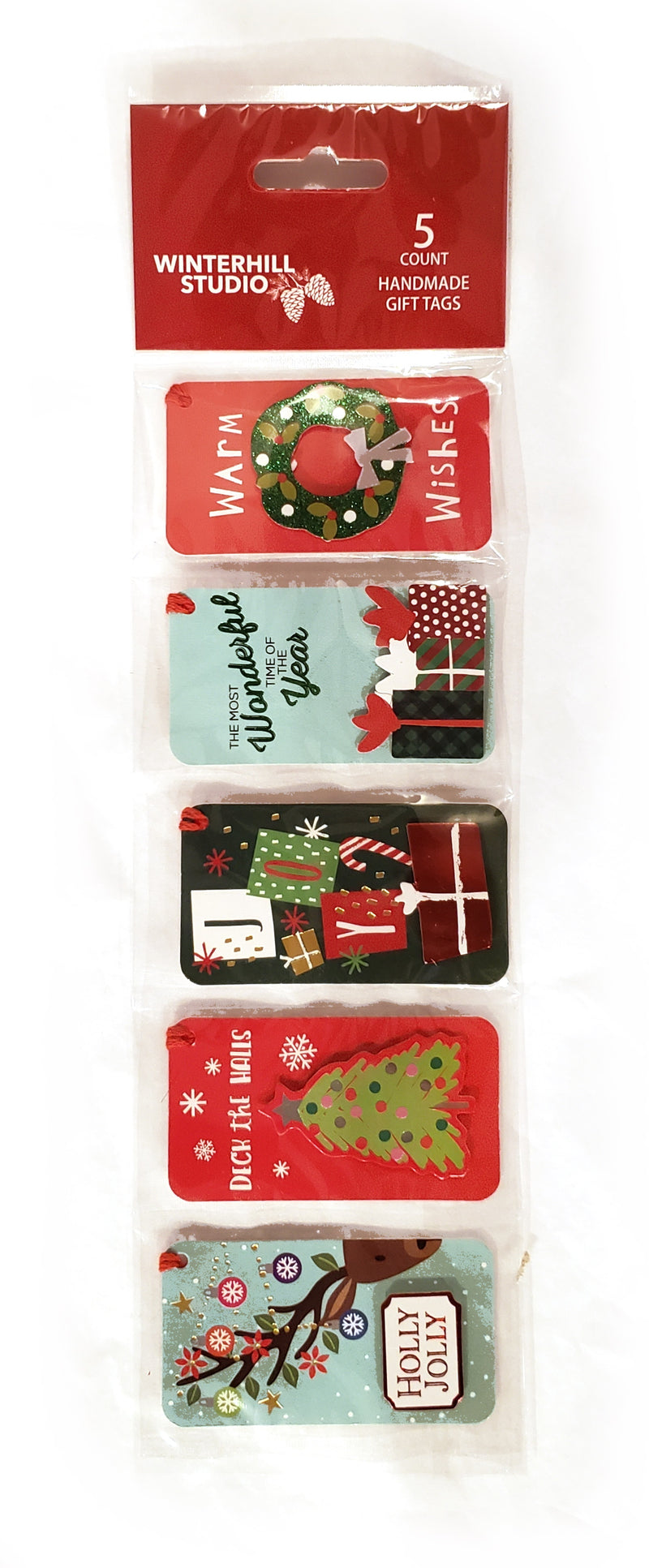 Handmade Gift Tags 5 Count - Classic Icons - The Country Christmas Loft