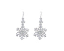 Crystal Snowflakes - Earrings - The Country Christmas Loft