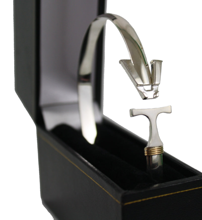 VT Hook Bracelet Silver - 6mm Band - - The Country Christmas Loft