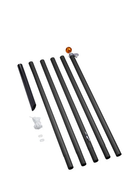 Fairybell 20FT Sectional Alu Pole - Black
