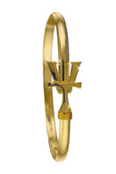 14K Gold VT Hook Bracelet - 4mm Band - - The Country Christmas Loft