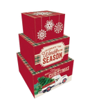 Cookie Tower Gift Box Set - Celebrate the Wonder - The Country Christmas Loft