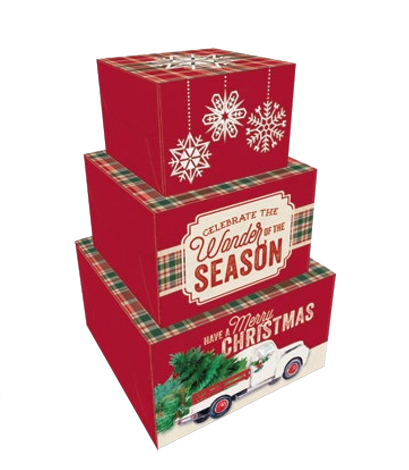 Cookie Tower Gift Box Set - Celebrate the Wonder - The Country Christmas Loft