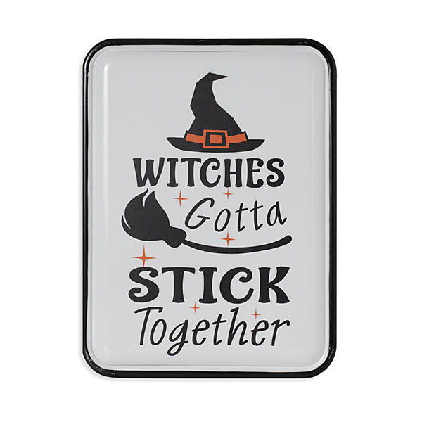 Witches Metal Halloween Wall Sign - The Country Christmas Loft