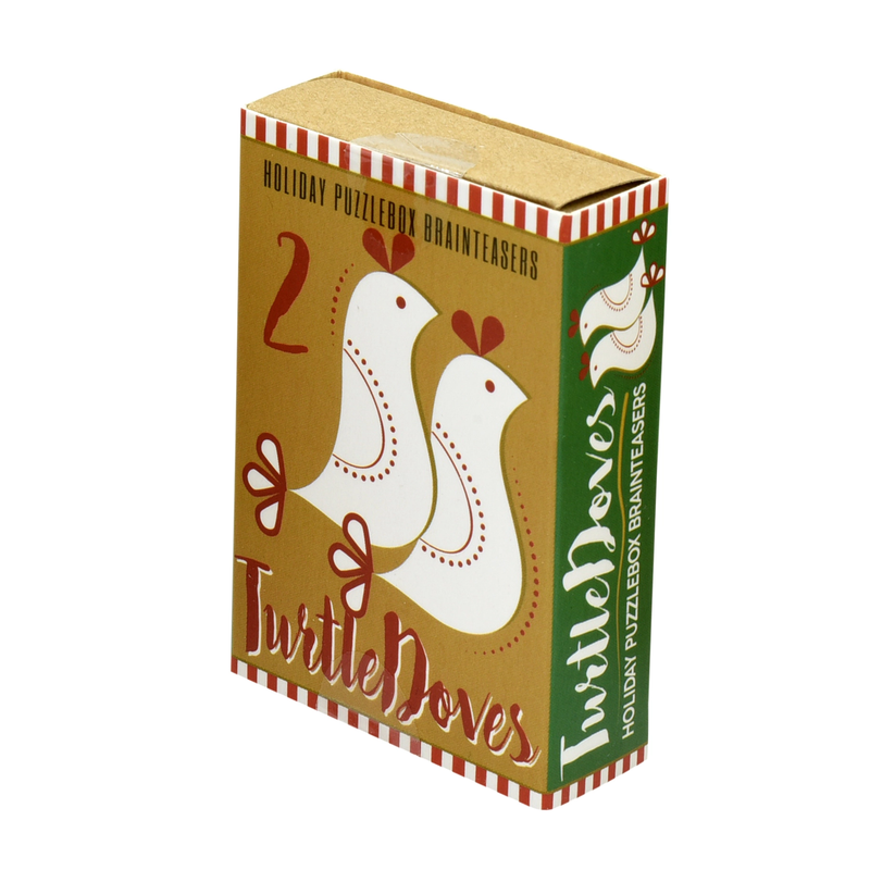 Holiday Puzzlebox Brainteaser - 2 Turtle Doves - The Country Christmas Loft