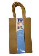 Kraft Paper Party Gift Bags - 10 Pack - The Country Christmas Loft