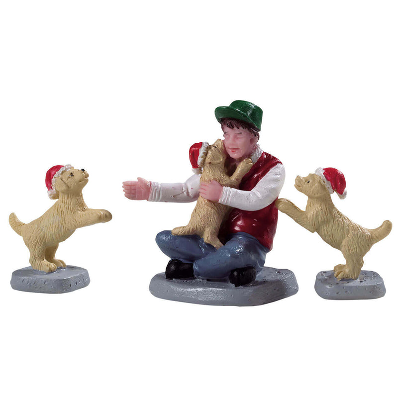New Puppies - 3 piece Set - The Country Christmas Loft