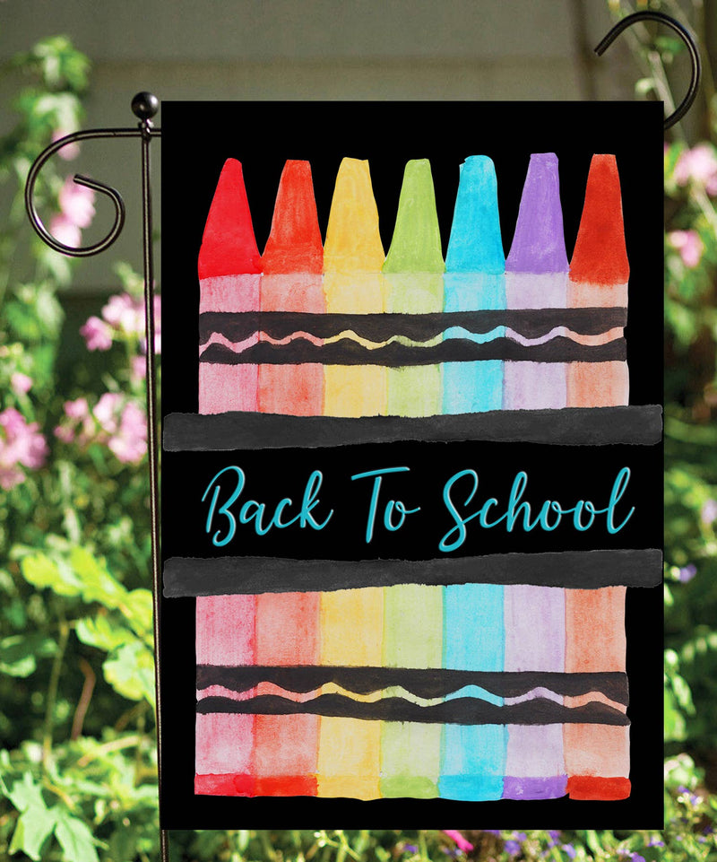 Back to School Garden Flag - The Country Christmas Loft